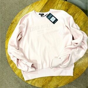 True Religion women’s pink sweatshirt